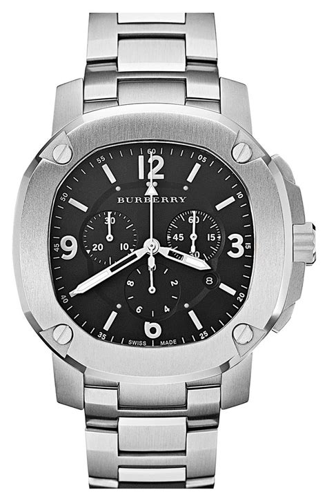 burberry the britain chronograph bracelet watch|where to buy burberry watches.